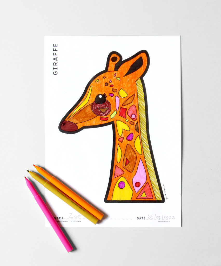 Wildlife - Colour Me In Printables - Pete Cromer